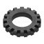 Large Tire with Tread - 90mm