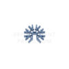 Metallic Blue 7-way 3D Connector