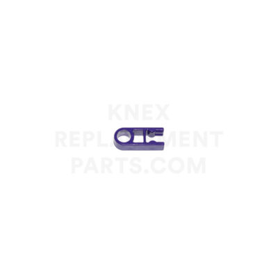 Purple 1-way Clip with hole