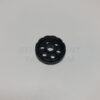 Black Thin Wheel/Pulley (Open Center) - 25mm