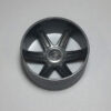 Large Silver Double Wide Racing Wheel/Hub - 50mm
