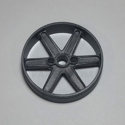 Silver Narrow Racing Wheel/Hub - 50mm