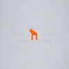 Orange Clip With Angled 3D End
