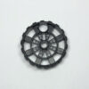 Black Narrow Racing Wheel/Hub Fancy - 50mm
