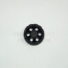 Black Thin Wheel (Closed Center) - 25mm