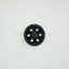 Black Thin Wheel (Closed Center) - 25mm