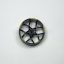 Black & Yellow Double Wide Racing Wheel/Hub - 37mm