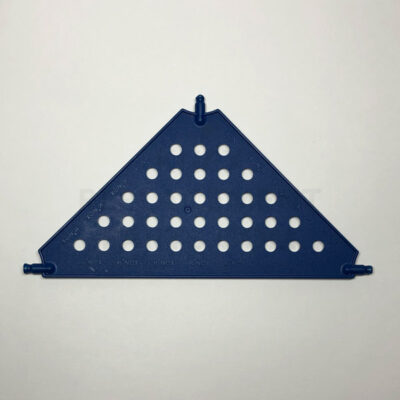 Large - Blue Tri Panel