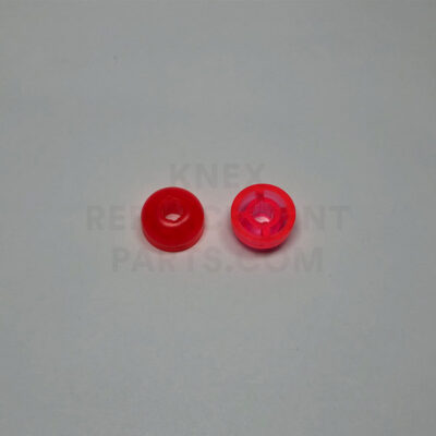 Transparent Red Round Dome (K'NEXMAN Head Top)