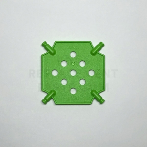 Small – Bright Green Square Panel