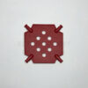 Small - Red Square Panel