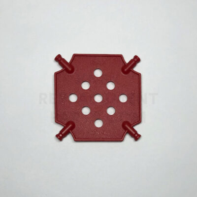 Small - Red Square Panel