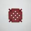 Small - Red Square Panel