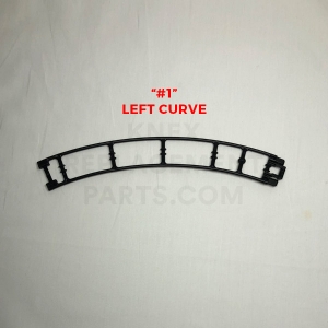 Black Curved Track – Left (#1)