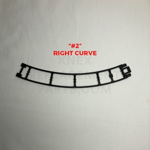 Black Curved Track – Right (#2)