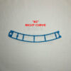 Light Blue Curved Track - Right (#2)