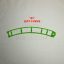Green Curved Track - Left (#1)