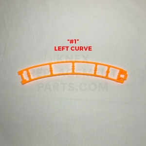 Orange Curved Track – Left (#1)