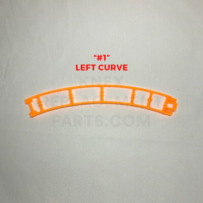 Orange Curved Track - Left (#1)