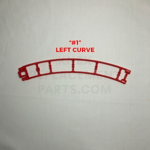 Red Curved Track – Left (#1)