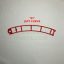 Red Curved Track - Left (#1)