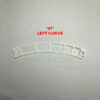 White Curved Track - Left (#1)