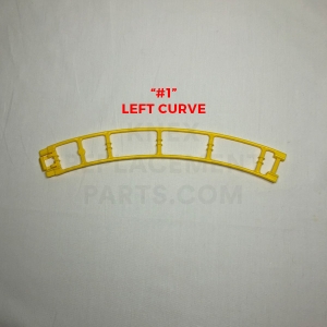 Yellow Curved Track – Left (#1)