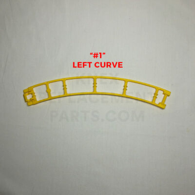 Yellow Curved Track - Left (#1)