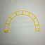 Yellow Semi Circle Track
