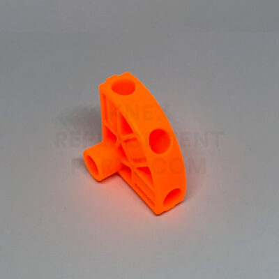 Orange 3-way 3D Pivot Fitting