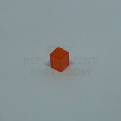 1 x 1 - Transparent Orange Brick