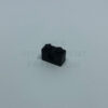1 x 2 - Black Brick w/ Hole