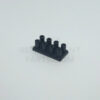 2 x 4 - Black Brick w/ Long Studs