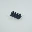 2 x 4 - Black Brick w/ Long Studs