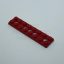 2 x 8 - Flat Red Plate