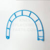 Light Blue Semi Circle Track