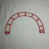 Red Semi Circle Track