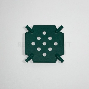 Small – Green Square Panel