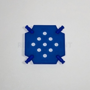 Small – Transparent Blue Square Panel