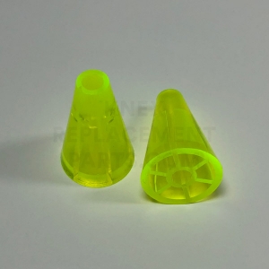 Transparent Yellow Cone