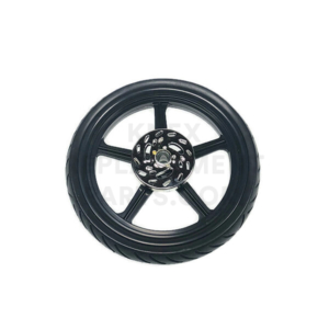 Large Black Wheel Narrow (Chopper) – 100mm