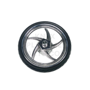 Large Chrome Wheel Narrow (Chopper) – 100mm