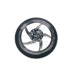 Large Chrome Wheel Narrow (Chopper) – 100mm