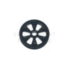 Small Black Wheel With Spokes - 37mm
