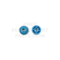 Light Blue Round Dome