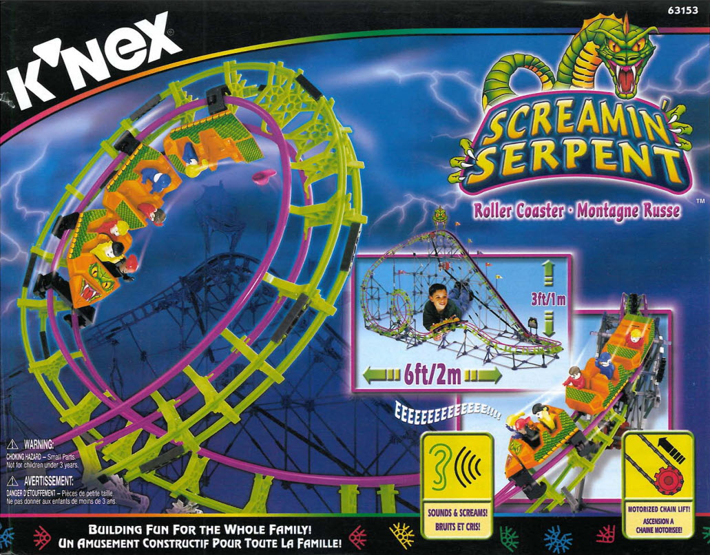 Screamin Serpent Roller Coaster