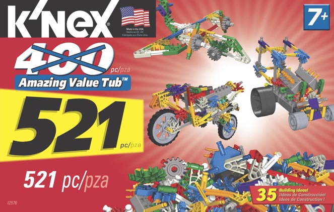 521 Piece Amazing Value Tub
