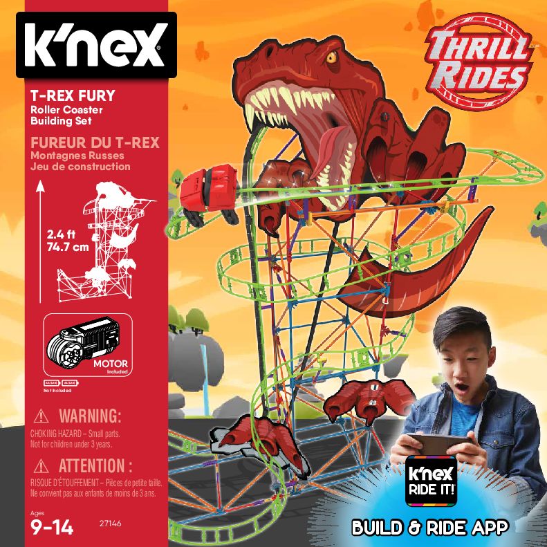 T-Rex Fury Roller Coaster