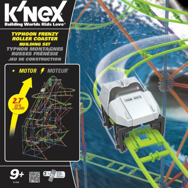 Typhoon Frenzy Roller Coaster - K'NEX Replacement Parts